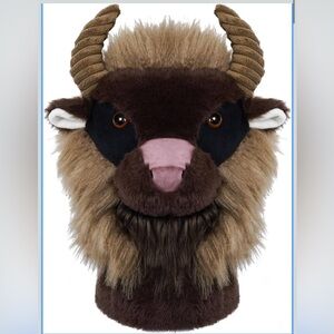 Soft Plush Golf Wood/Driver Headcover, Buffalo/Bison